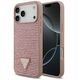 Etui Guess Rhinestone Triangle Logo do iPhone 17 Pro Max różowy