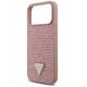 Etui Guess Rhinestone Triangle Logo do iPhone 17 Pro Max różowy