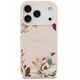 Etui Guess Grained Flowers Classic Logo MagSafe do iPhone 17 Pro różowy