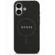 Etui Guess Saffiano Classic Logo MagSafe do iPhone 17 czarny