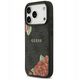 Etui Guess 4G Flowers Print MagSafe do iPhone 17 Pro Max czarny