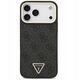 Etui Guess 4G Triangle Logo MagSafe do iPhone 17 Pro Max czarny złoty
