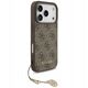 Etui Guess 4G Charms Collection MagSafe do iPhone 17 Pro brązowy