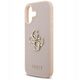 Etui Guess Grained Big 4G & Classic Logo do iPhone 17 różowy