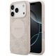Etui Guess 4G Circle Classic Logo MagSafe do iPhone 17 Pro różowy