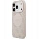 Etui Guess 4G Circle Classic Logo MagSafe do iPhone 17 Pro różowy