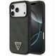 Etui Guess Leather 4G Triangle Strass MagSafe do iPhone 17 Pro czarny