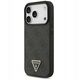 Etui Guess Leather 4G Triangle Strass MagSafe do iPhone 17 Pro czarny