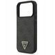 Etui Guess Leather 4G Triangle Strass MagSafe do iPhone 17 Pro czarny