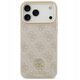 Etui Guess 4G Strass Logo MagSafe do iPhone 17 Pro Max różowy