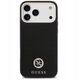 Etui Guess Grained Strass Logo MagSafe do iPhone 17 Pro Max czarny