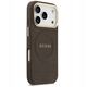 Etui Guess Peony Hot Stamp MagSafe do iPhone 17 Pro brązowy