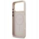 Etui Guess Peony Hot Stamp MagSafe do iPhone 17 Pro Max różowy