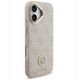 Etui Guess 4G Strass Logo & Big Strap Metal Buttons MagSafe do iPhone 17 różowy