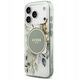 Etui Guess IML Flower & Tonal Circle MagSafe do iPhone 17 Pro zielony