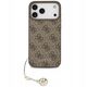 Etui Guess 4G Charms Collection MagSafe do iPhone 17 Pro Max brązowy
