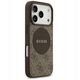 Etui Guess 4G Circle Classic Logo MagSafe do iPhone 17 Pro brązowy