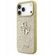 Etui Guess Fixed Glitter Big 4G do iPhone 17 Pro Max złoty