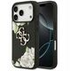 Etui Guess Grained Roses & Big 4G Logo do iPhone 17 Pro czarny