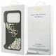Etui Guess Grained Roses & Big 4G Logo do iPhone 17 Pro czarny