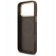 Etui Guess 4G Strass Logo MagSafe do iPhone 17 Pro Max brązowy