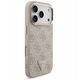 Etui Guess 4G Triangle Logo MagSafe do iPhone 17 Pro różowy złoty