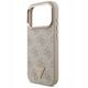 Etui Guess 4G Triangle Logo MagSafe do iPhone 17 Pro różowy złoty