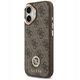 Etui Guess 4G Strass Logo MagSafe do iPhone 17 brązowy