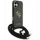 Etui Guess 4G Big Logo Cord Stap Crossbody do iPhone 17 czarny