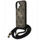 Etui Guess 4G Big Logo Cord Stap Crossbody do iPhone 17 brązowy