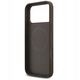 Etui Guess Leather 4G Triangle Strass MagSafe do iPhone 17 Pro Max brązowy