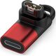 Adapter Lightning Beline do ładowania     zegarków Garmin czerwony