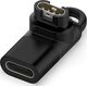 Adapter USB-C Beline do ładowania         zegarków Garmin czarny