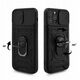 ETUI DEFENDER SLIDE CASE DO SAMSUNG GALAXY M15 5G CZARNA NAKŁADKA ETUI PLECKI