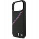 Etui BMW M Tricolor Metal Logo MagSafe do iPhone 17 Pro Max czarny