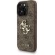 Etui Guess 4G Strap 4G Classic Logo do iPhone 16 Pro Max brązowy