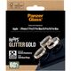 PanzerGlass ® Hoops® Glitter Gold Camera Lens Protector iPhone 17 Pro | iPhone 17 Pro Max | iPhone 16 Pro | 16 Pro Max Przezroczysta ochrona ekranu Apple 1 szt.