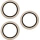 PanzerGlass ® Hoops® Glitter Gold Camera Lens Protector iPhone 17 Pro | iPhone 17 Pro Max | iPhone 16 Pro | 16 Pro Max Przezroczysta ochrona ekranu Apple 1 szt.