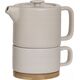 Secret de Gourmet Dzbanek do herbaty z filiżanką NATURAL, 800 ml, kolor jasnoróżowy