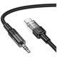 Καλώδιο AUX Jack 3,5 mm σε USB C Hoco 1,2 m UPA27 μαύρο