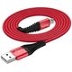 Καλώδιο USB Hoco USB-A - Lightning 1 m Κόκκινο (6931474710536)