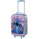 Καραχτεμανία Disney Stitch Χαριτωμένη 3D τρόλεϊ βαλίτσα