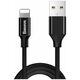 Καλώδιο USB Baseus USB-A - Lightning 1.8 m Μαύρο (27106-uniw)