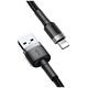 Καλώδιο USB Baseus USB-A - Lightning 2 m Μαύρο-γκρι (6953156275010)