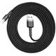 Καλώδιο USB Baseus USB-A - Lightning 2 m Μαύρο-γκρι (6953156275010)