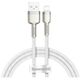 Καλώδιο USB Baseus USB-A - Lightning 1 m Λευκό (CALJK-A02)