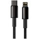Καλώδιο USB Baseus USB-C - Lightning 1 m Μαύρο (6953156232037)