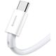 Καλώδιο USB Baseus USB-A - USB-C 1 m Λευκό (CATYS-02)