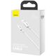 Καλώδιο USB Baseus USB-A - USB-C 1 m Λευκό (CATYS-02)