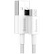 Καλώδιο USB Baseus USB-A - microUSB 2 m Λευκό (BSU2825WHT)